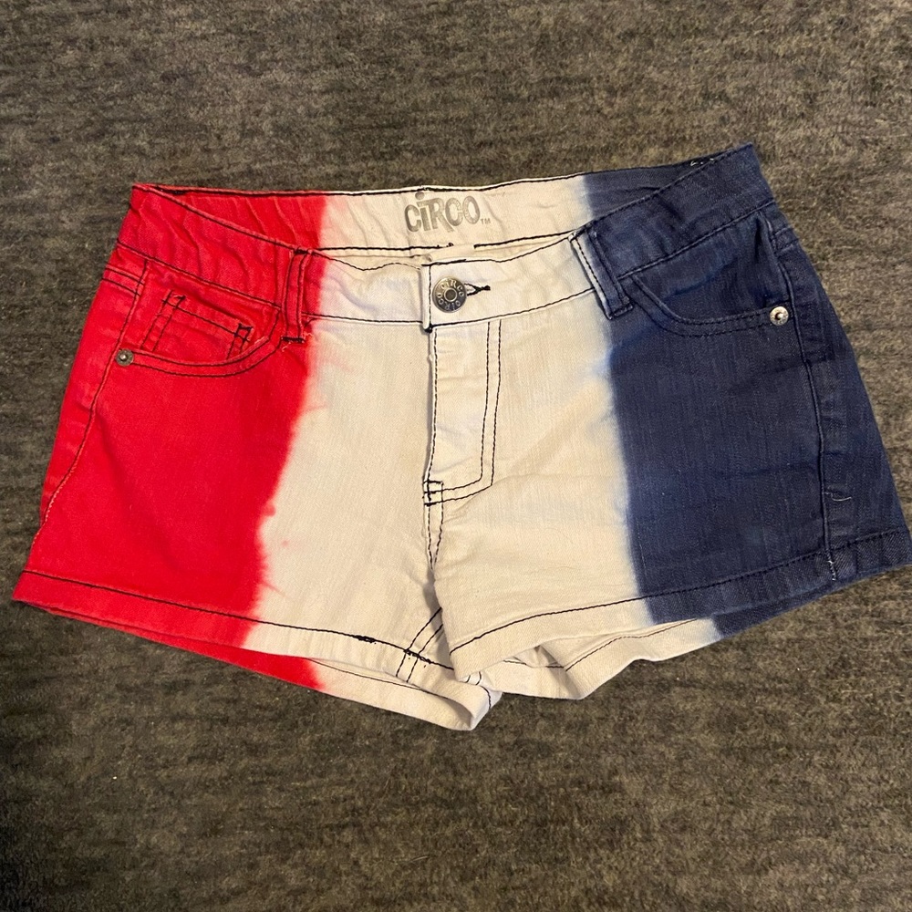 Circo red, white, and blue shorts.